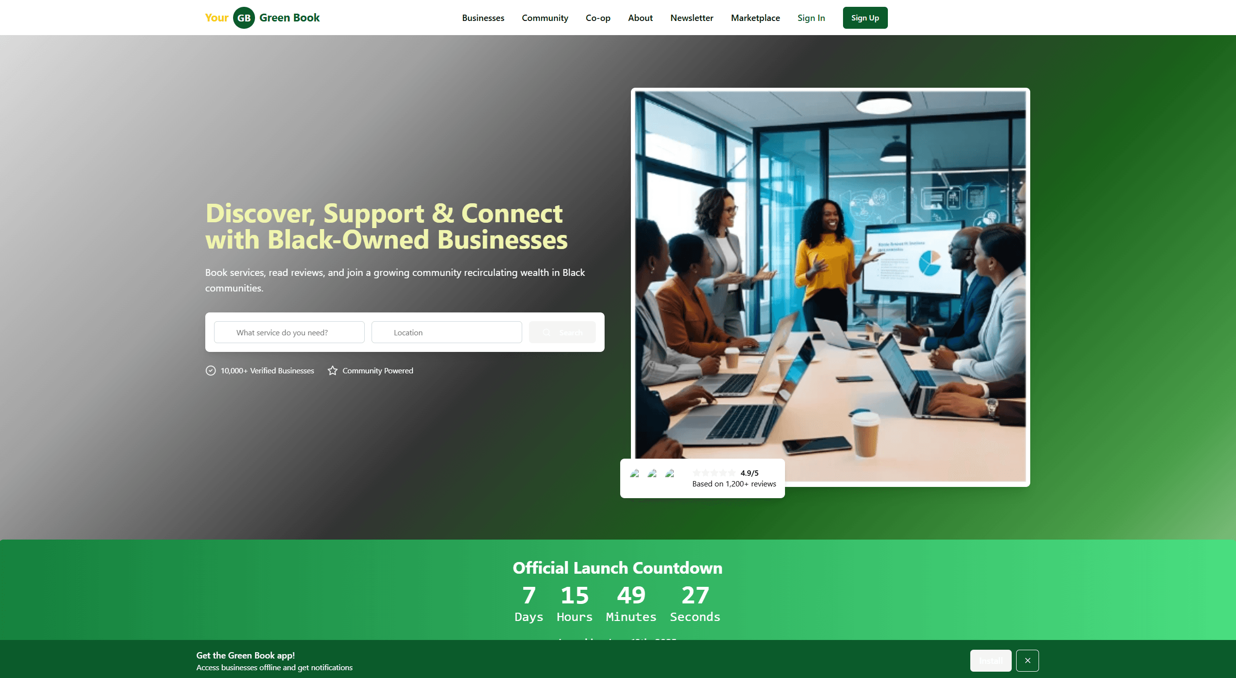 Your Green Book - Community Directory